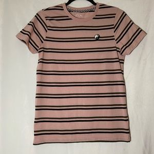 stripped yin yang shirt